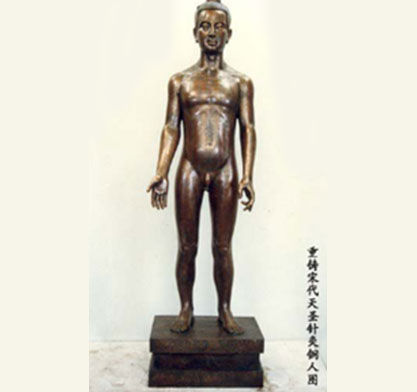 仿宋天圣針灸銅人 (真銅全銅、高170CM)